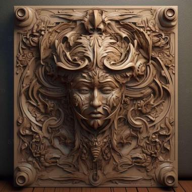 Patterns and decorations stl Cretevania 4 3d model